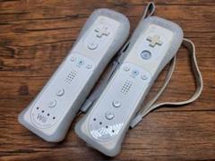 Wiiリモコンモーションプラス 2個セット　Wiiコントローラー【白】