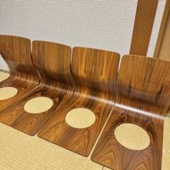 天童木工 和モダン高級座椅子 曲げ木　2脚セット 天童木工 和風座いす 木製曲げ木座椅子 2色対応 完成品 国産品