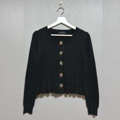 《JILL STUART》 ジルスチュアート (F)ビジューボタン カーディガン
