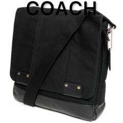 極美品✨COACH コーチ ショルダーバッグ F70458 キャンバス フラップ