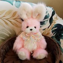 ぬいぐるみ、うさぎ、ハンドメイド、オリジナル、抱きしめられるサイズ、45センチ