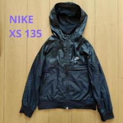 NIKE ブラック XS 135 フード付きナイロンパーカー裏メッシュ