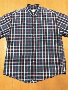 90s Eddie Bauer 白タグ 好配色　チェックシャツ L