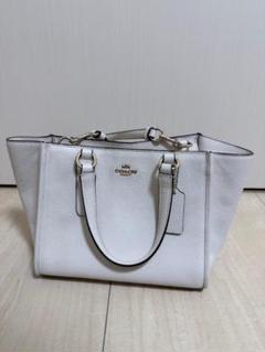 COACH コーチ トートバッグ 2way ホワイト レザー A4収納可 肩掛け 2025年最新】コーチ トート 白の人気アイテム - メルカリ