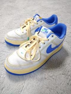 ナイキ NIKE スニーカー エアーフォースワン 28.0cm 白 青