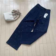 新品☆YAMADAYA☆Vin ビジューデニムパンツ⭐︎定価２２００００円のサムネイル