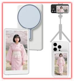 新品未使用 iPhone自撮りモニター：4K/1080P磁気ワイヤレス撮影ボタン