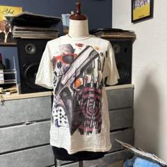 TWOTONE グラフィックTシャツ 銃とスカル