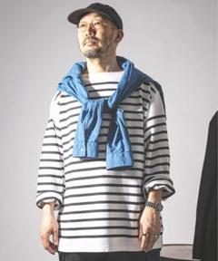 outil　ボーダー　バスク　黒　ブラック　ボーダー OUTIL TRICOT AAST (MENS & LADIES) - ALPOA