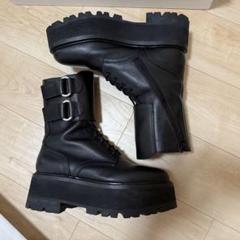 CELINE セリーヌ バルキー レースアップブーツ CELINE◇直営/正規店◇バルキー レースアップ ブーツ◇スタッズ