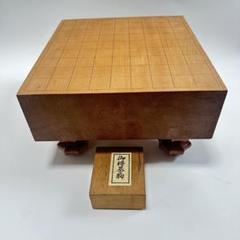本榧　将棋盤　将棋駒セット　ヘソ付き