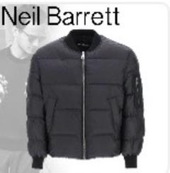 Neil Barrett 黒 パファージャケットブルゾンSのサムネイル