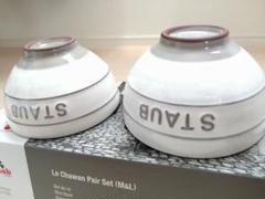 STAUB Le Chawan Pair Set (M&L)　ストウブ　夫婦茶碗 楽天市場】【公式】 ストウブ セラミック ルチャワン M L Meoto