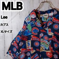 【MLB】LeeSPORT カブス アロハシャツ 2XL 相当 総柄