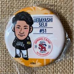 ソフトバンクホークス 若鷹ガチャ 缶バッジ 上林誠知選手