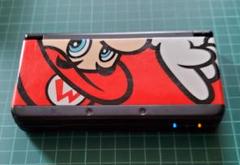 ニンテンドーNEW3DS　本体のみ　ブラック　マリオ着せ替え