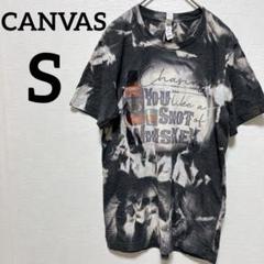 ✨️海外古着✨️CANVAS【S】Tシャツ イラスト 総柄