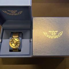 Squale 1521 自動巻き　ブルー×オレンジ