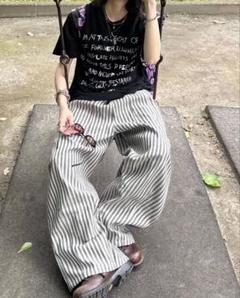 (MRNEARLY) STRIPES STREET PANTS NA1842