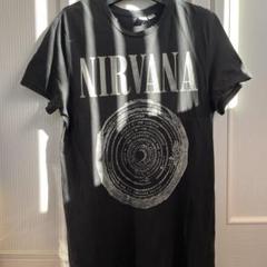 NIRVANA Tシャツ 黒 ニルヴァーナ ヴィンテージ風