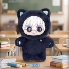 開封品 メディアリンク公式 中国限定 呪術廻戦 猫耳ぬいぐるみ　シクレ　五条吾 EAKI メディアリンク公式 中国限定 呪術廻戦 猫耳ぬいぐるみ