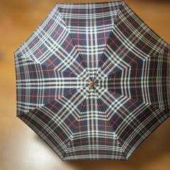 ア*ル様 【美品】BURBERRYS バーバリーズ　折り畳み傘　札付き　紺色 fflower11_005-a-1723315-35-