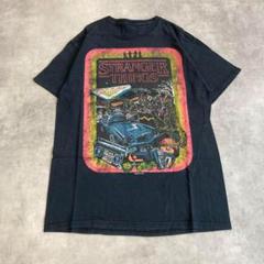 ストレンジャーシングス ネットフリックス プリントTシャツ デモゴルゴン 黒 M