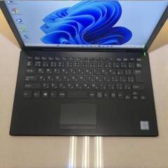 Win11第８世代VAIOノートパソコン★バッテリー約９時間もあり外使い最適PC