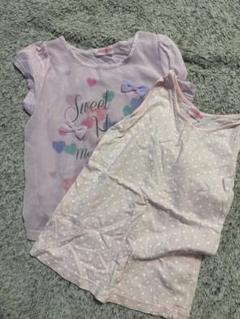 メゾピアノ　mezzo piano 130サイズ Tシャツ 2枚セット