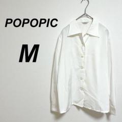 ⭐️ POPOPIC⭐️白シャツ　M オフィス　通勤　フォーマル　スーツ　就活