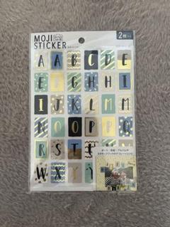 MOJI STICKER アルファベットシール 2枚入り