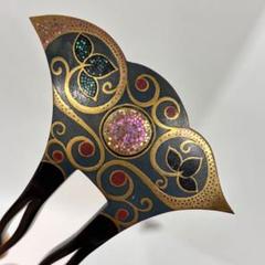 本鼈甲金蒔絵螺鈿ネックレス作家もの広山レアチェーン約60cm