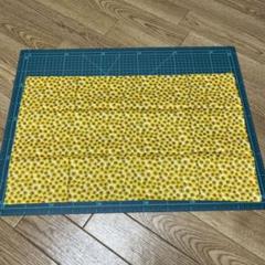 チェックアンドストライプ リバティカットクロス ザンジーサンビーム イエロー