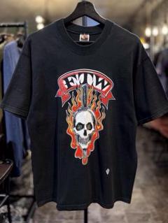 【90−00s VINTAGE】美品MOB TOWN FTM スカルTシャツ黒L