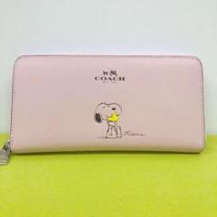 【大人気】 スヌーピー コラボ コーチ COACH 長財布