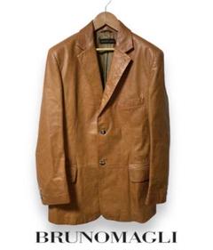 新品】定価20万◼️BRUNOMAGLI ブルーノマリ LETHER COAT