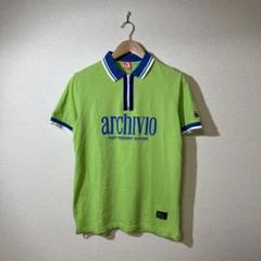 archivio アルチビオ ビックプリントハーフジップ半袖ポロシャツのサムネイル