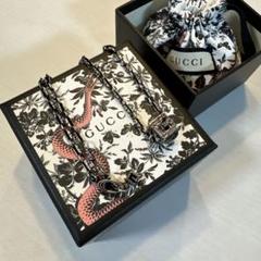 【廃盤レア美品】GUCCIキューブスクエアGネックレス プレゼント グッチ 限定版 GUCCI グッチスクエアGキューブペンダントネックレス
