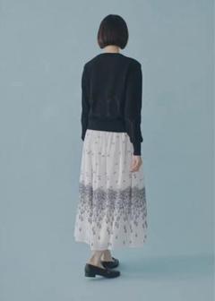 2025 s/s floraleaf minä perhonen ロングスカート floraleaf プリーツスカート - minä perhonen