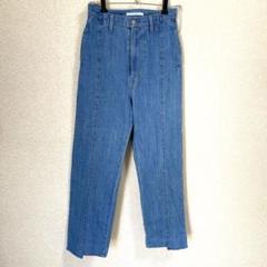 KBF デニム　ワイドパンツ　36