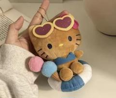 希少 レア ライフセラ 限定 浮き輪 日焼け ハローキティ 根付け 希少 レア ライフセラ 限定 浮き輪 ハローキティ 根付け