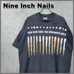 古着 ナイン インチ ネイルズ 希少 ビッグプリント Tシャツ ブラック XL