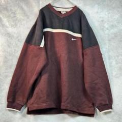 NIKE 90s トレーナー　スウェット　ブラウン 超希少》NIKE ナイキ スウェット トレーナー ブラウン 刺繍ロゴ