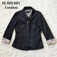 美品 バーバリー ロンドン デニムジャケット ノバチェック