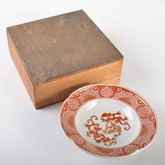 九谷焼　赤絵金彩　龍文　菓子皿　時代箱付　V　R6558 九谷焼 赤絵金彩 龍文 菓子皿 時代箱付 V R6558 - メルカリ