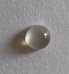 天然石ムーンストーン、透明な天然石 丸ビーズ 直径約10mm No. 226