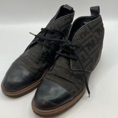 ZUCCa 異素材 アシンメトリー デザイン 個性的 ブーツ M☆ 美品