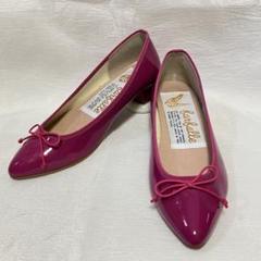 ファルファーレ美品フラットシューズ37 美品 ファルファーレ フラット バレエシューズ 37 23.5cm ワイン