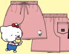 にしむらゆうじサンリオ　にしむらゆうじサンリオキャラクターズ　キティハーフパンツ