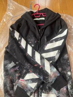 オフホワイト ギャラクシー セットアップ オフホワイト OFF WHITE 21SS Galaxy Brushed Zip Up Hoodie